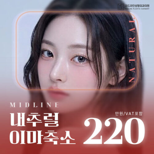 미드라인 내추럴 이마축소